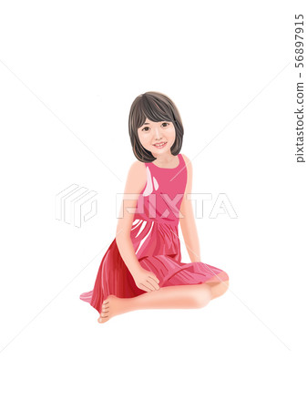 Smiling girl 04 56897915