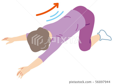 Elderly people healthy stretch 56897944