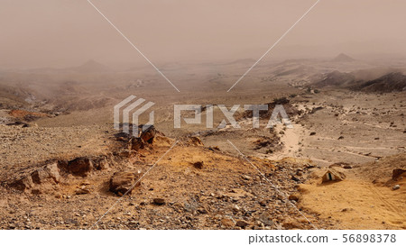Sandstorm in the Negev 56898378
