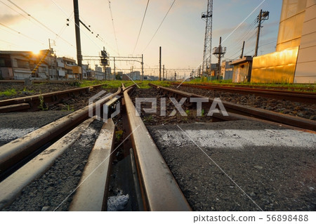 Rails in level crossings Rails in level crossings 56898488