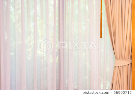 Beautiful curtain window decoration interior 56900715