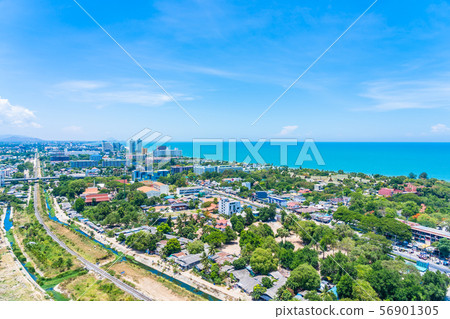 Beautiful outdoor landscape and cityscape of hua hin Beautiful outdoor landscape and cityscape of hua hin 56901305