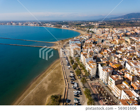 Aerial view of Roses, Spain Aerial view of Roses, Spain 56901606