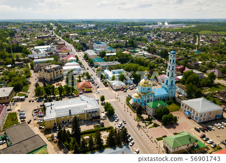 Aerial panoramic view of Kashira 56901743