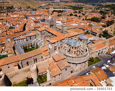 Historical center of Avila, Spain Historical center of Avila, Spain 56901783