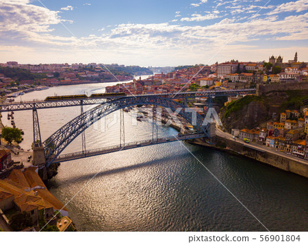Porto city view with Douro river and Dom Luis I bridge, Portugal Porto city view with Douro river and Dom Luis I bridge, Portugal 56901804