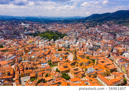 Aerial view of Oviedo city Aerial view of Oviedo city 56901807