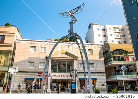 Yokohama cityscape in Japan Overlooking the Motomachi shopping street in Yokohama Yokohama cityscape in Japan Overlooking the Motomachi shopping street in Yokohama 56901919