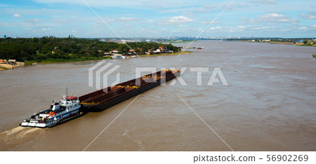 View of Paraguay River. Asuncion, Paraguay 56902269