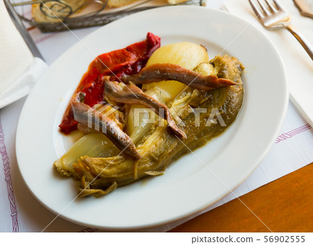 Escalivada with anchovies 56902555