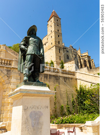 Statue of dArtagnan and Armagnac Tower, Auch, France Statue of dArtagnan and Armagnac Tower, Auch, France 56903483