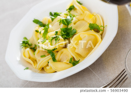 Ravioli with fresh greens Ravioli with fresh greens 56903490