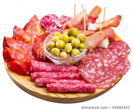 Spanish meat antipasto platter 56904301