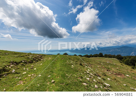 Lake Garda and Alps - Monte Baldo Veneto Italy 56904881