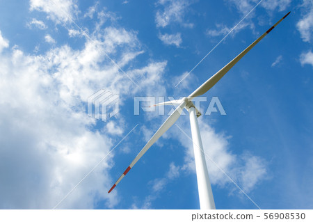 Wind turbine farm power generator in beautiful 56908530