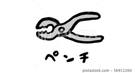 鉗子，鉗子，DIY，工具，木匠，插圖，手寫，手繪，模擬，簡單，塗鴉 56911260