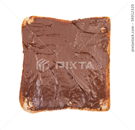 sandwich with toast and cocoa and hazelnut spread 56912320
