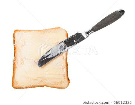 knife and open sandwich with toast and butter knife and open sandwich with toast and butter 56912325