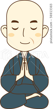 Middle-aged monks 56913383