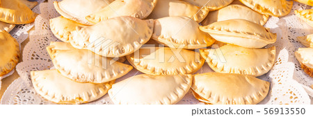Fried empanadas typical of the Argentine 56913550