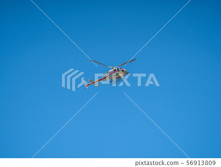 TV Helicopter in the Sky broadcasts live events 56913809