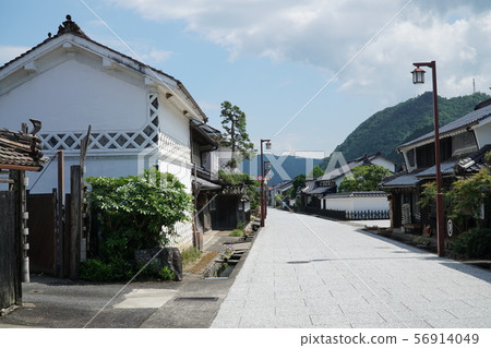 岡山縣美作市大原宿的夏日風光 56914049