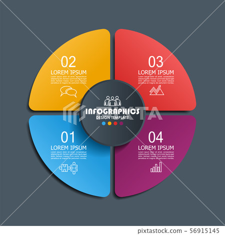 Infographic design template with place for your data. Vector illustration. Infographic design template with place for your data. Vector illustration. 56915145