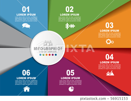 Infographic design template with place for your data. Vector illustration. Infographic design template with place for your data. Vector illustration. 56915153