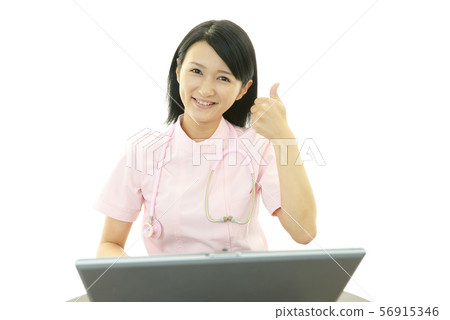 Smiling nurse Smiling nurse 56915346