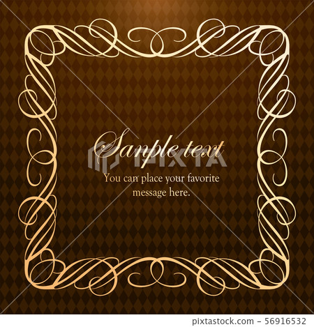Gorgeous and antique frame design Gorgeous and antique frame design 56916532