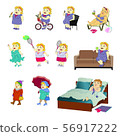 Set -a fat women in different situations 56917222