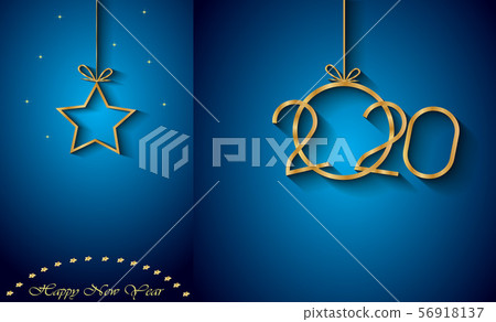2020 Happy New Year background. 56918137