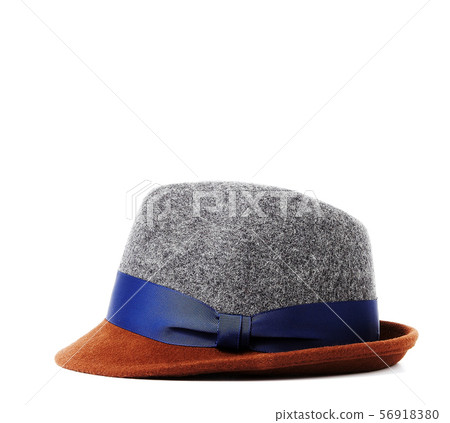 Hat in on a white background. Hat in on a white background. 56918380