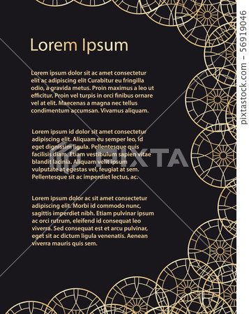 Esoteric geometric pentagram banner or background template Esoteric geometric pentagram banner or background template 56919046