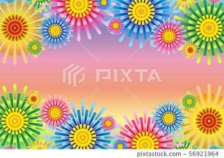 Colorful vector illustration background wallpaper, flower pattern, free material, free size, copy space, advertisement poster Colorful vector illustration background wallpaper, flower pattern, free material, free size, copy space, advertisement poster 56921964