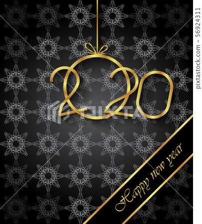 2020 Happy New Year background. 56924311