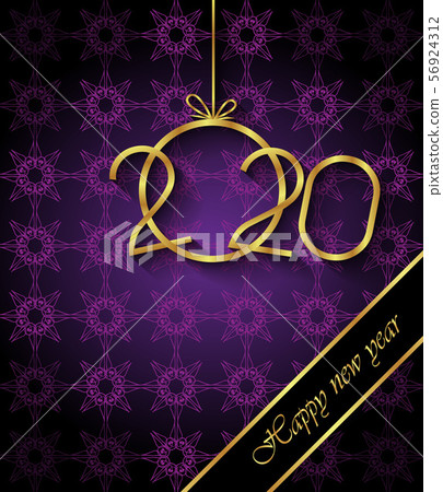 2020 Happy New Year background. 56924312