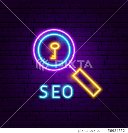 SEO Neon Label 56924552