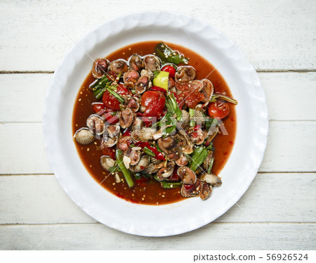 Cockles salad - Hot and spicy shellfish blood Cockles salad - Hot and spicy shellfish blood 56926524