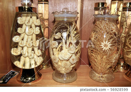 韓國傳統，人參，人參浸，人參花紋，人參酒 56928599