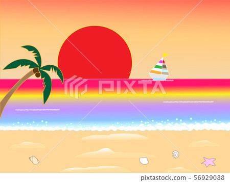 The sunrise beach The sunrise beach 56929088