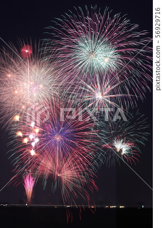 Kariya Wansaka Festival Fireworks Display 56929716