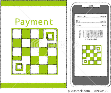 Smartphone and QR payment Smartphone and QR payment 56930529