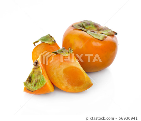 Persimmon fruit isolated on white background Persimmon fruit isolated on white background 56930941