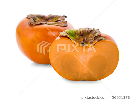 Persimmon isolated on white backgrond Persimmon isolated on white backgrond 56931376