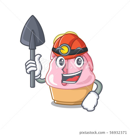 Miner kakigori with in the cartoon shape 56932371