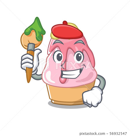 Artist kakigori is served into character glasses 56932547