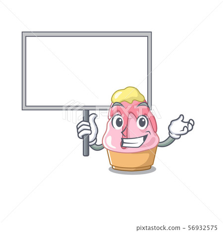 Bring board kakigori is served into character glasses 56932575