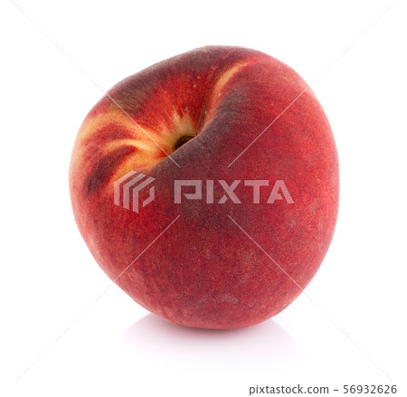 Peach isolated on white background 56932626