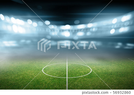 Image of empty football stadium background Image of empty football stadium background 56932860